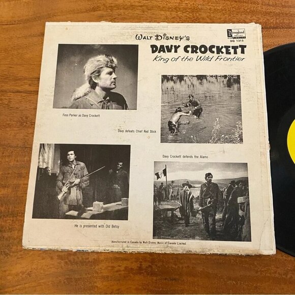 Walt Disneys Davy Crockett Vinyl Record - Picture 6 of 16